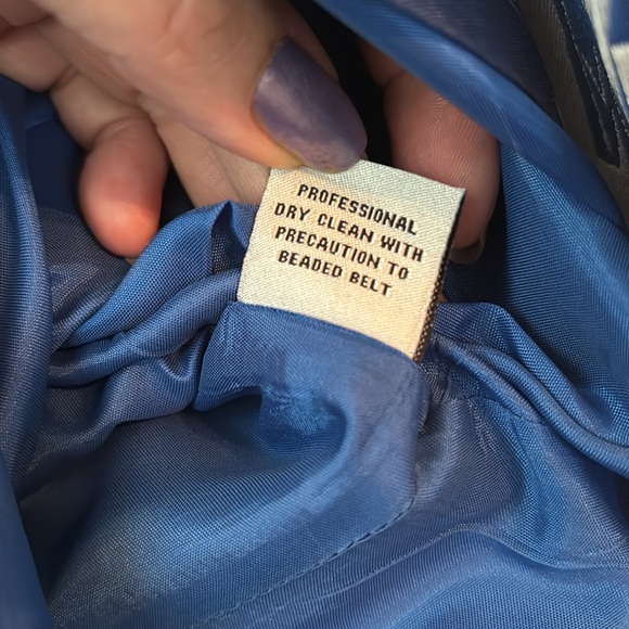 Teri Jon Dress Size 8 Beautiful Summer Silk Blend - Picture 11 of 12